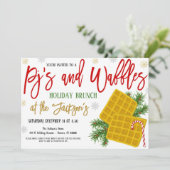 Invitation de vacances Pjs et Waffles (Debout devant)