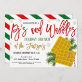 Invitation de vacances Pjs et Waffles (Devant / Derrière)