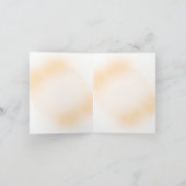 Invitation de vacances pliée (Intérieur)