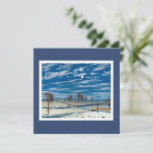 Invitation de vacances Solstice d'hiver - Nuit Lun (Debout devant)