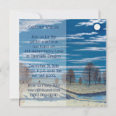 Invitation de vacances Solstice d'hiver - Nuit Lun (Dos)