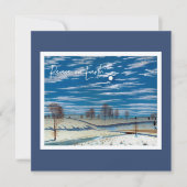 Invitation de vacances Solstice d'hiver - Nuit Lun (Devant)