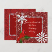 Invitation de vacances SPARKLE avec FLICONS DE NEI (Devant / Derrière)