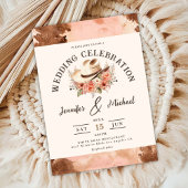 Invitation de vache blanche Faire-part de mariage 