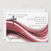 Invitation de vague de confirmation (Devant)