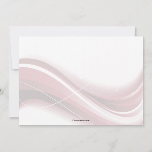 Invitation de vague de confirmation (Dos)