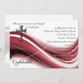 Invitation de vague de confirmation (Devant / Derrière)