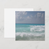 Invitation de vagues de Cancun (Devant / Derrière)