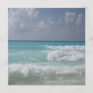 Invitation de vagues de Cancun