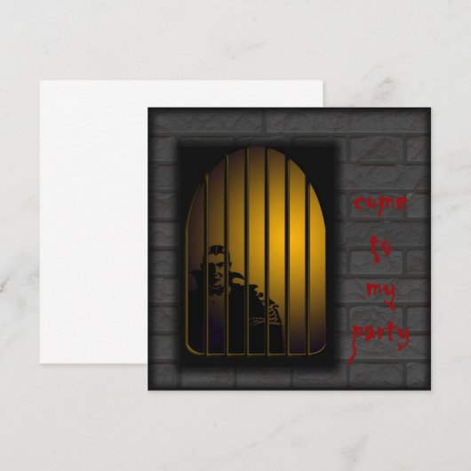 Invitation de vampire du parti d'horreur (Devant / Derrière)