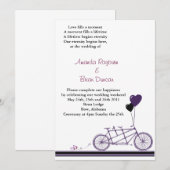 Invitation de vélo (Devant / Derrière)