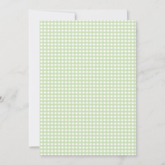 Invitation de vérification de l'Baby shower selon (Dos)