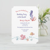 Invitation de vie marine (Debout devant)