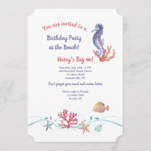 Invitation de vie marine