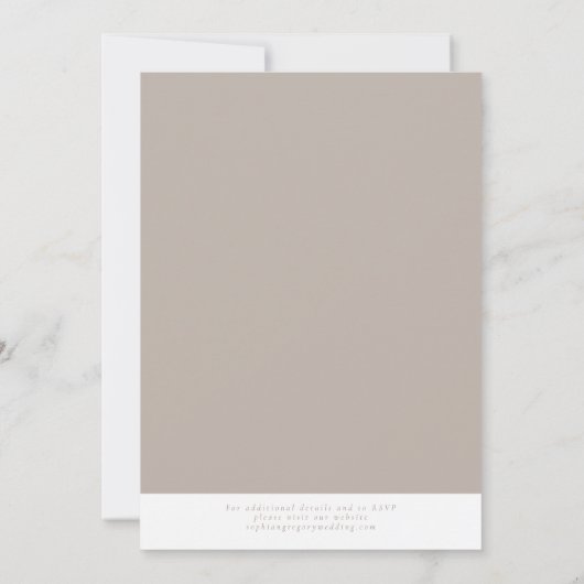 Invitation de vignes de prairie (Dos)