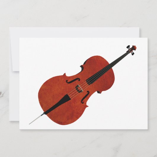 Invitation de violoncelle (Devant)