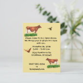 Invitation de visite agricole Guernsey Cow (Debout devant)