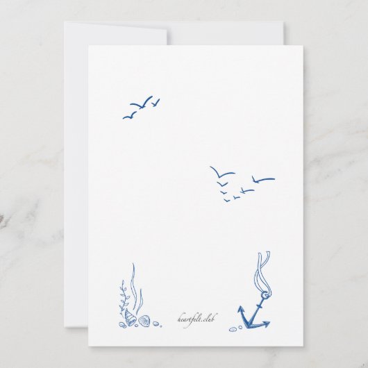 Invitation de voilier (Dos)