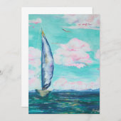 invitation de voilier (Devant / Derrière)