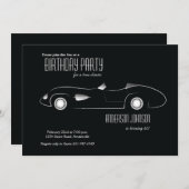 Invitation de voiture de concept (Devant / Derrière)
