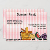 Invitation de voleurs de pique-nique (Devant / Derrière)