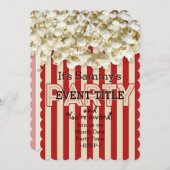 Invitation de votre parti 12 lignes 2 faces sur me (Devant / Derrière)