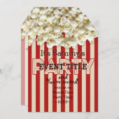 Invitation de votre parti 12 lignes 2 faces sur me (Devant / Derrière)