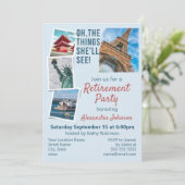 Invitation de voyage à thème pour la fête de retra (Debout devant)