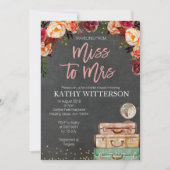 Invitation de voyage Fête des mariées (Devant)