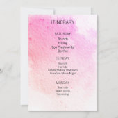 Invitation de voyage pour le week-end de la future (Dos)