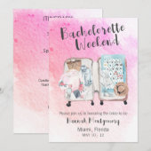 Invitation de voyage pour le week-end de la future (Devant / Derrière)