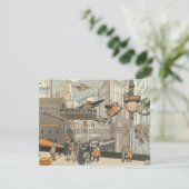 Invitation de Voyage Vintage Steampunk pour une So (Debout devant)