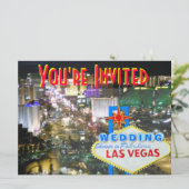Invitation de wedding shower de Las Vegas (Debout devant)