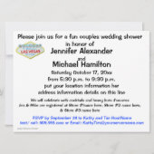 Invitation de wedding shower de Las Vegas (Dos)