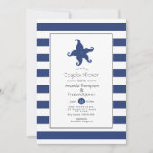 Invitation de Wedding shower nautique (Devant)