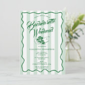 Invitation de week-end de Bachelorette Bach Pizza (Debout devant)