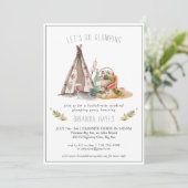 Invitation de week-end de camping en glamping pour (Debout devant)