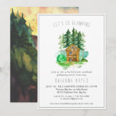 Invitation de week-end de camping en glamping pour (Devant / Derrière)