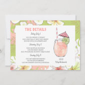 Invitation de week-end de détente à la plage pour  (Dos)