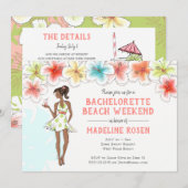 Invitation de week-end de détente à la plage pour  (Devant / Derrière)