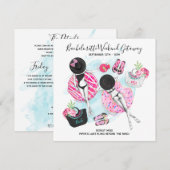 Invitation de week-end de détente plage pour enter (Devant / Derrière)