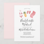 Invitation de week-end de jeune fille au bord de l (Devant / Derrière)