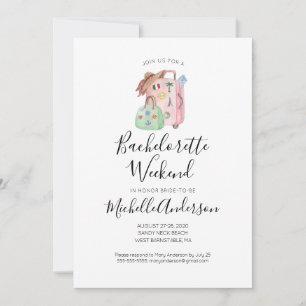 Invitation de week-end de jeune fille au dernier v