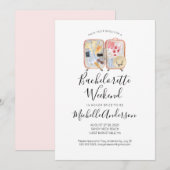 Invitation de week-end de jeune fille au dernier v (Devant / Derrière)