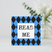 Invitation de White Rabbit Alice (Debout devant)