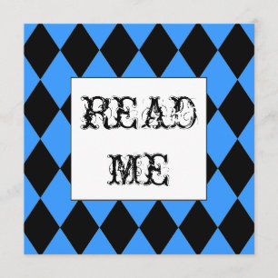 Invitation de White Rabbit Alice