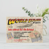 Invitation de World Explorer Party (Debout devant)
