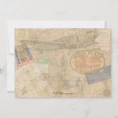 Invitation de World Explorer Party (Dos)