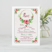 Invitation de Wreath Love (Debout devant)