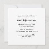 Invitation de YOGA (Dos)